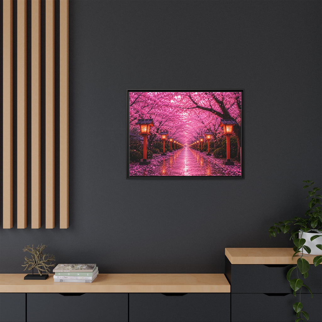 Sakura Lantern Path — Cherry Blossom Evening Collection
