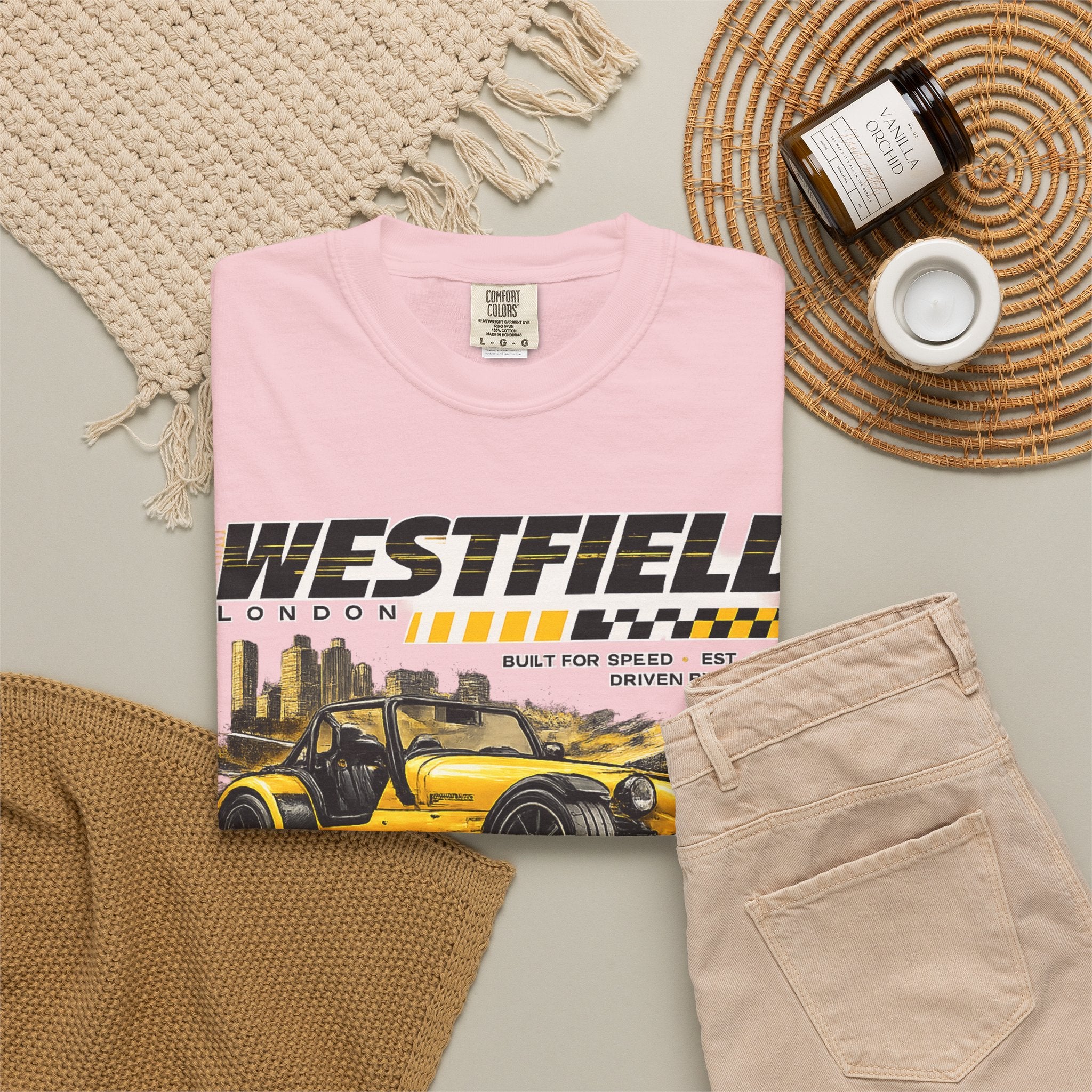 Westfield Sports Car Tee — Vintage Racing Graphic T-Shirt