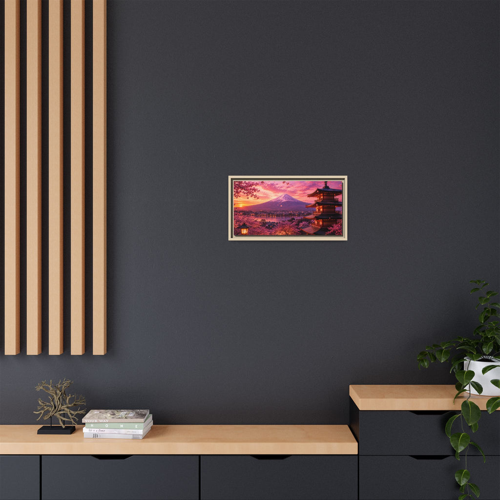 Sakura Twilight Pagoda — Cherry Blossom Sunset Collection