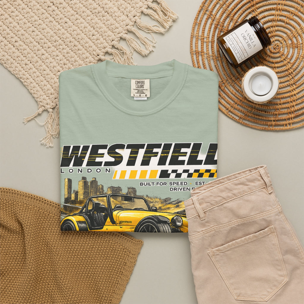 Westfield Sports Car Tee — Vintage Racing Graphic T-Shirt
