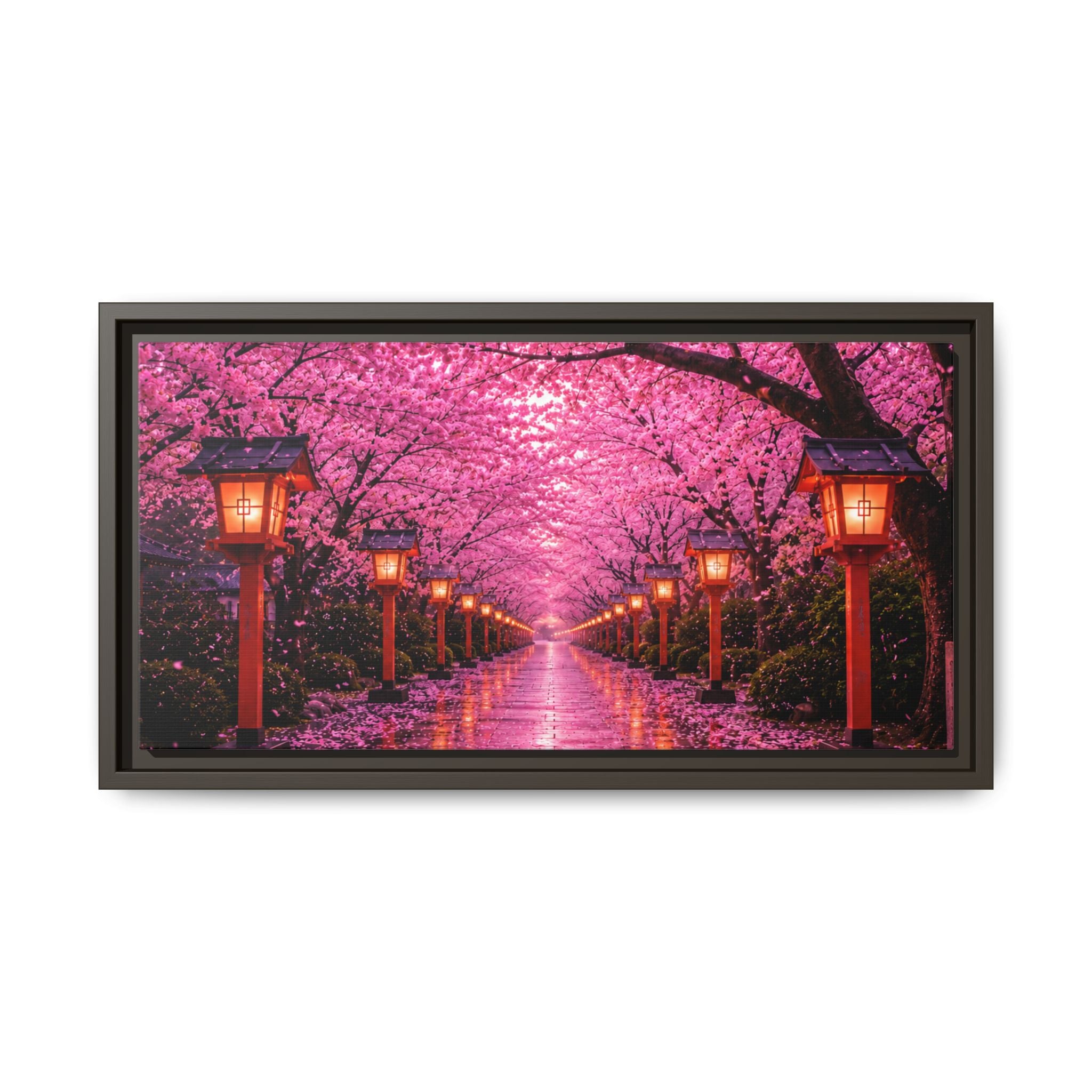 Sakura Lantern Path — Cherry Blossom Evening Collection
