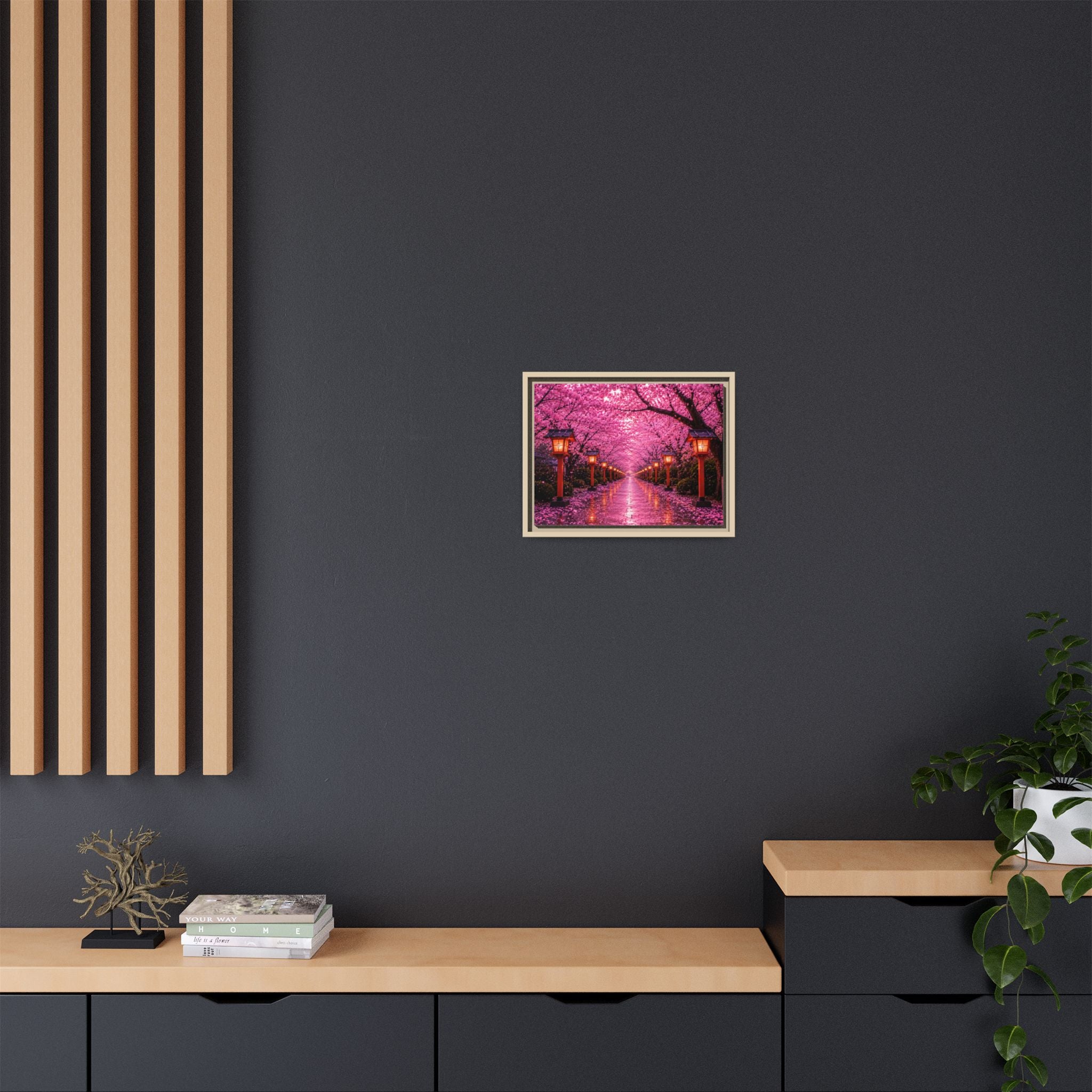 Sakura Lantern Path — Cherry Blossom Evening Collection