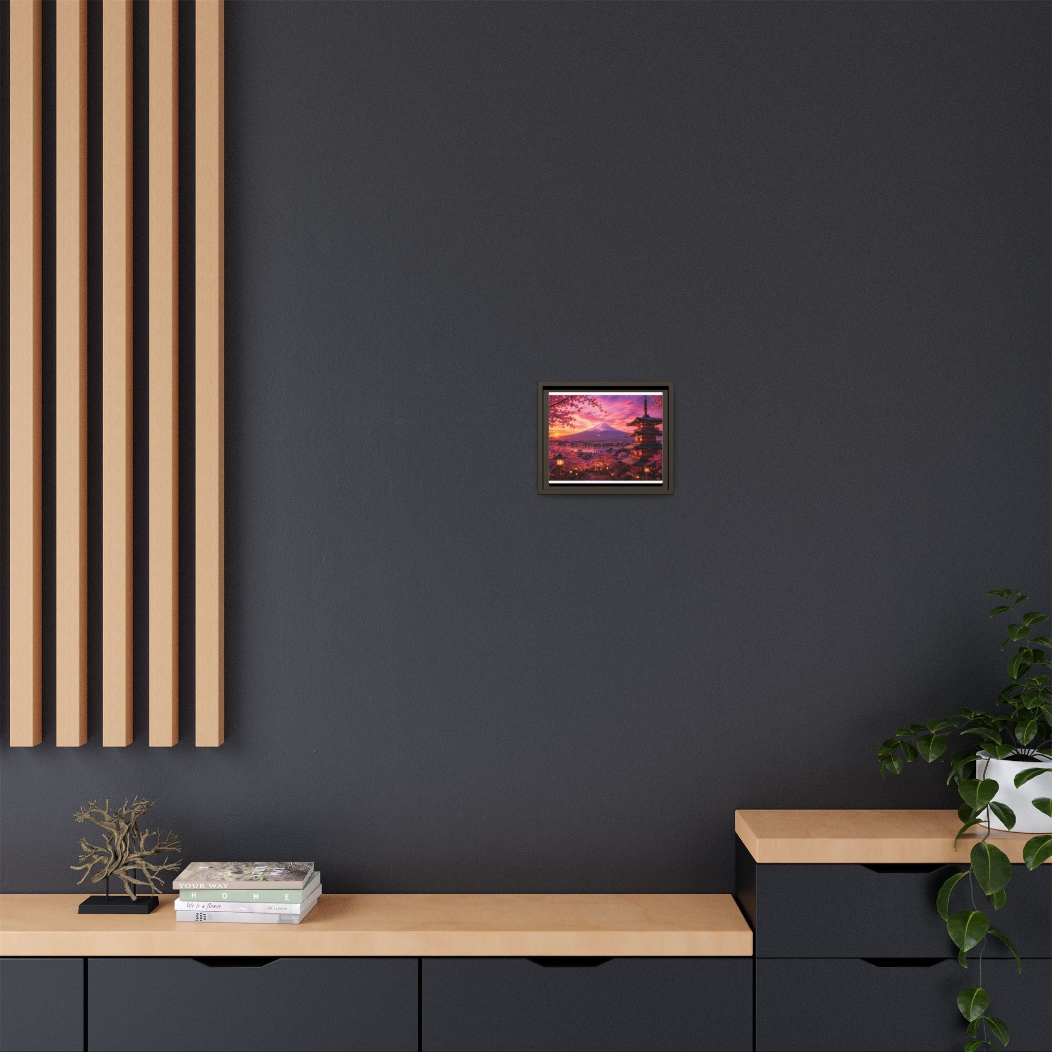 Sakura Twilight Pagoda — Cherry Blossom Sunset Collection