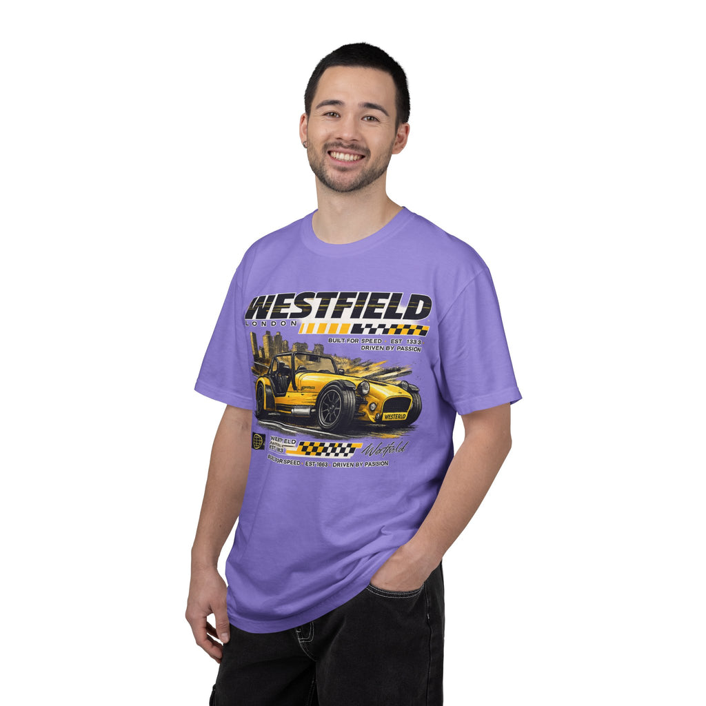 Westfield Sports Car Tee — Vintage Racing Graphic T-Shirt