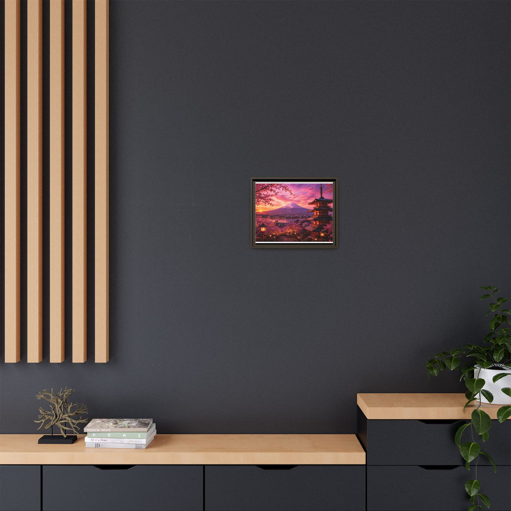 Sakura Twilight Pagoda — Cherry Blossom Sunset Collection