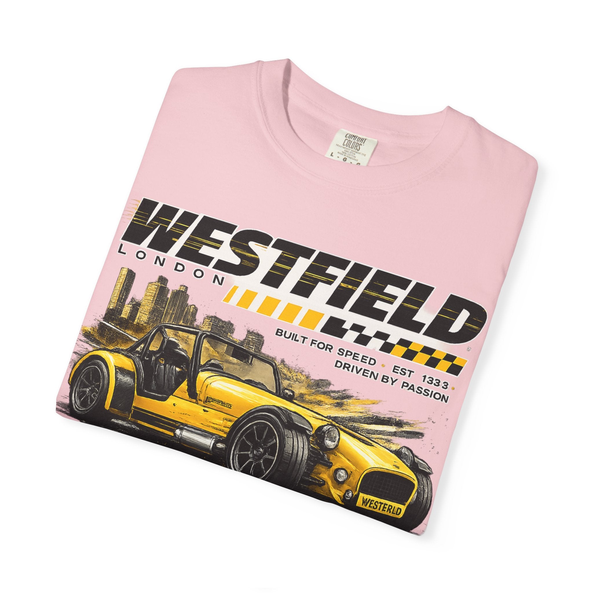 Westfield Sports Car Tee — Vintage Racing Graphic T-Shirt