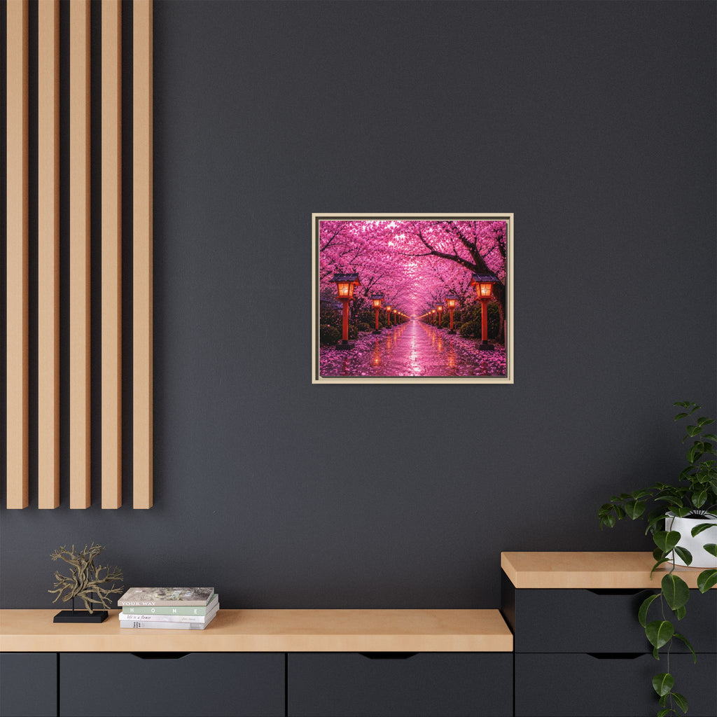 Sakura Lantern Path — Cherry Blossom Evening Collection