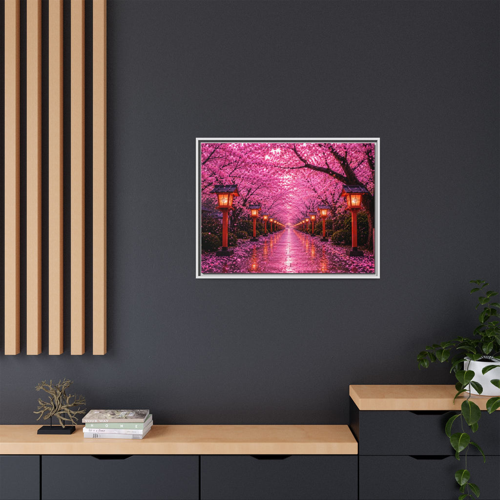 Sakura Lantern Path — Cherry Blossom Evening Collection