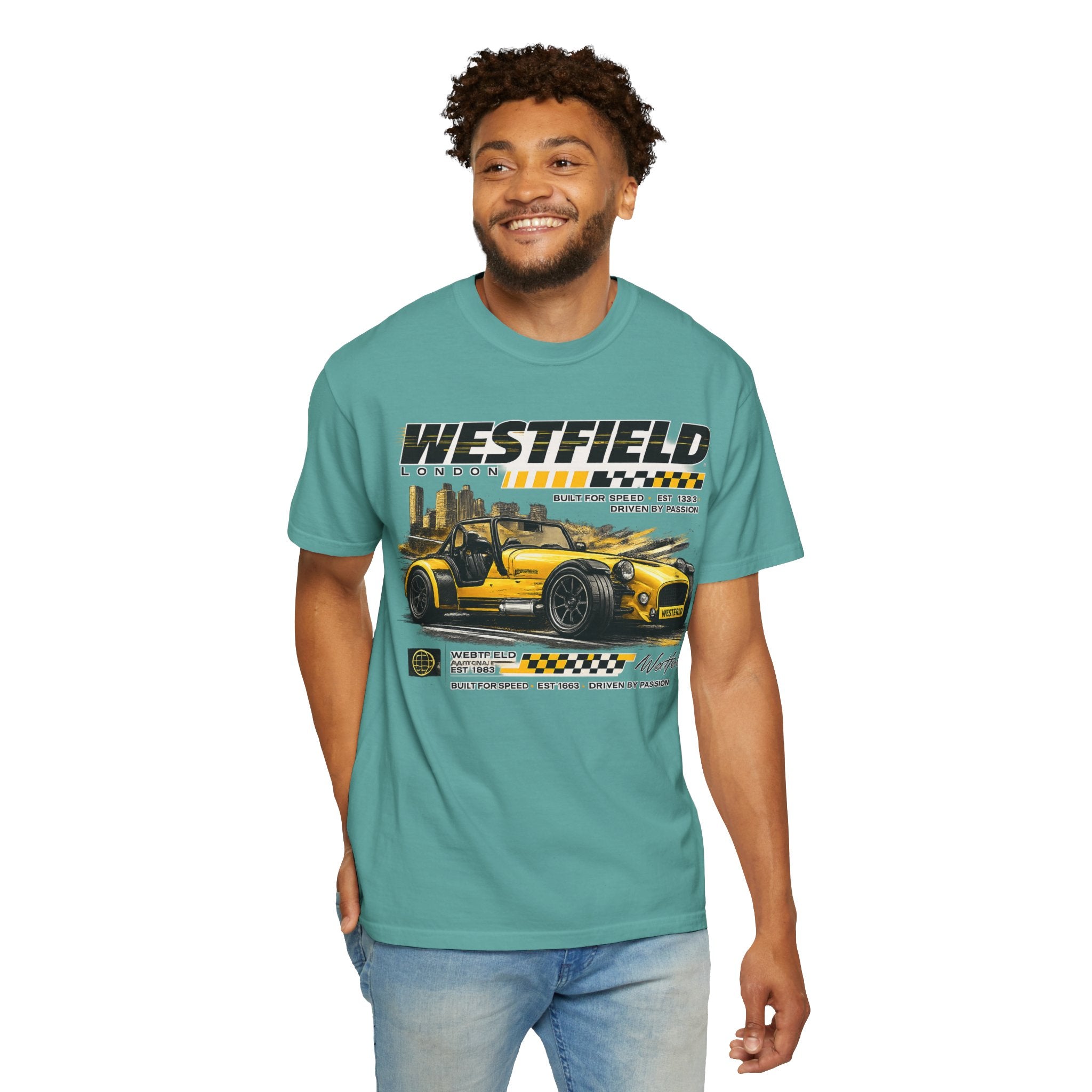 Westfield Sports Car Tee — Vintage Racing Graphic T-Shirt