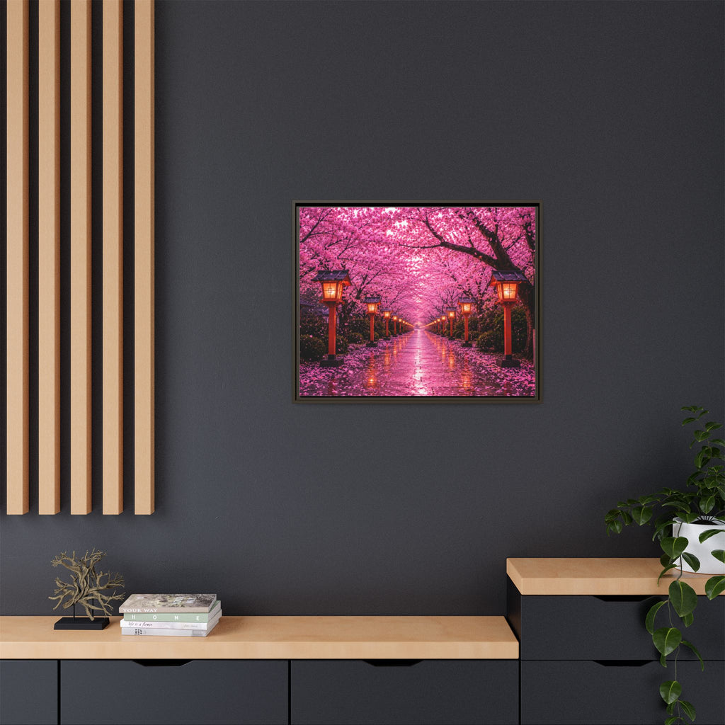 Sakura Lantern Path — Cherry Blossom Evening Collection