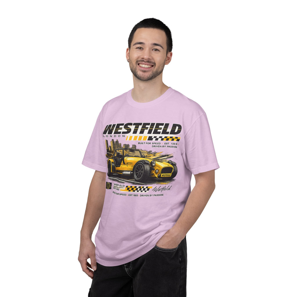 Westfield Sports Car Tee — Vintage Racing Graphic T-Shirt