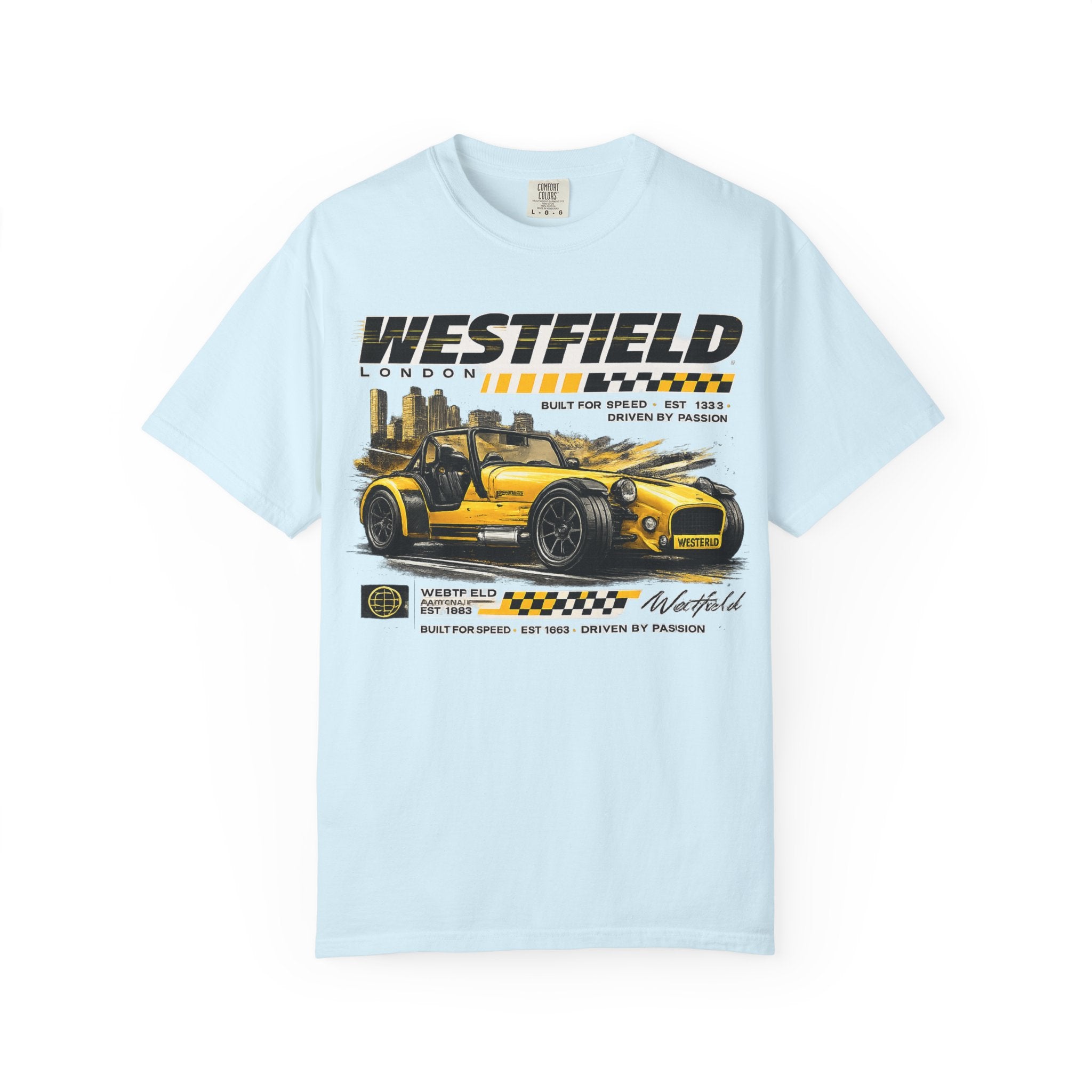 Westfield Sports Car Tee — Vintage Racing Graphic T-Shirt