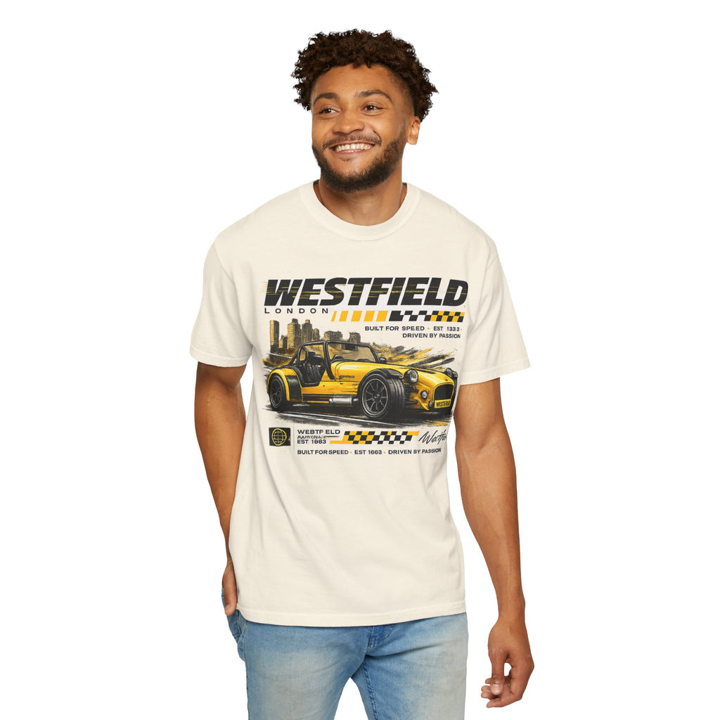 Westfield Sports Car Tee — Vintage Racing Graphic T-Shirt