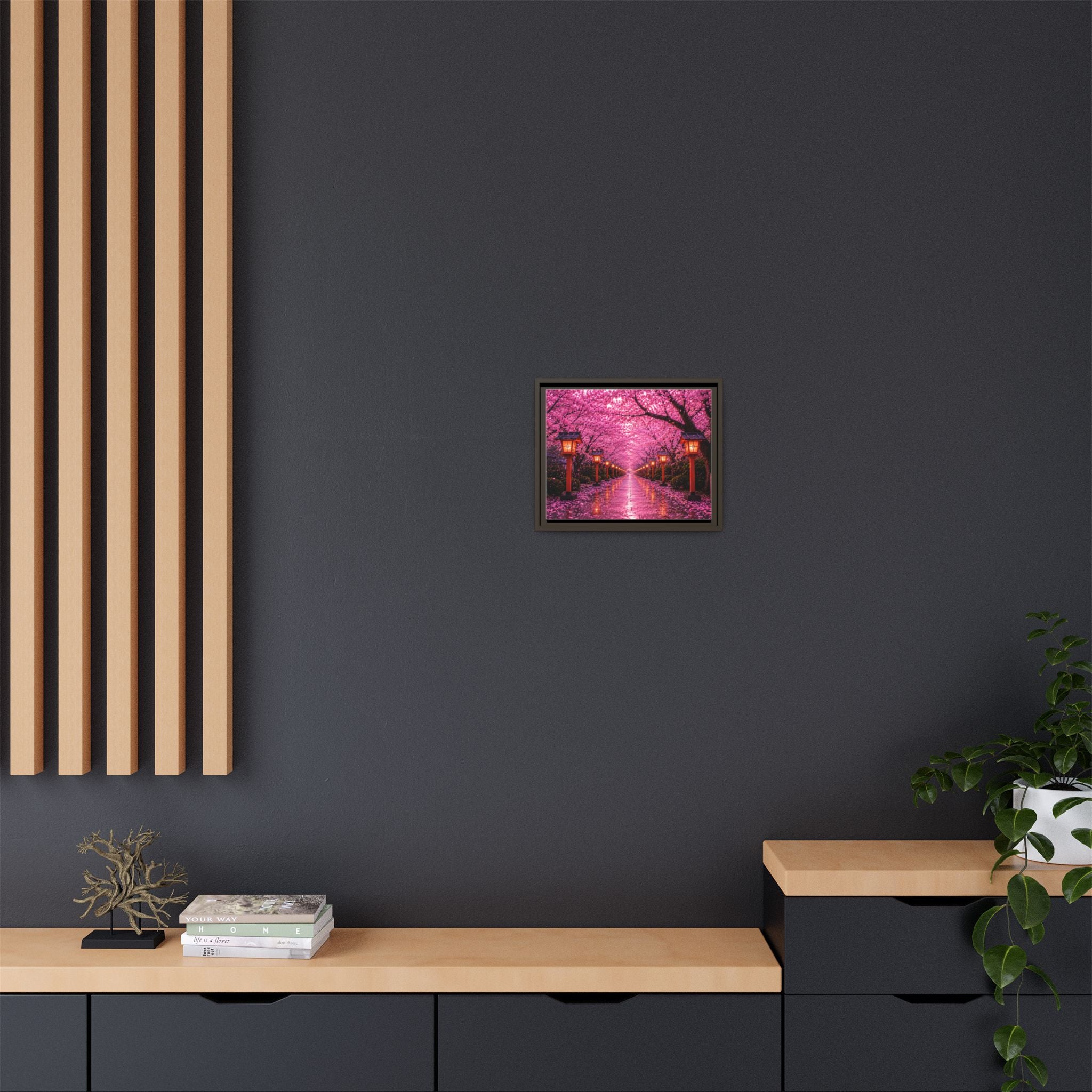 Sakura Lantern Path — Cherry Blossom Evening Collection