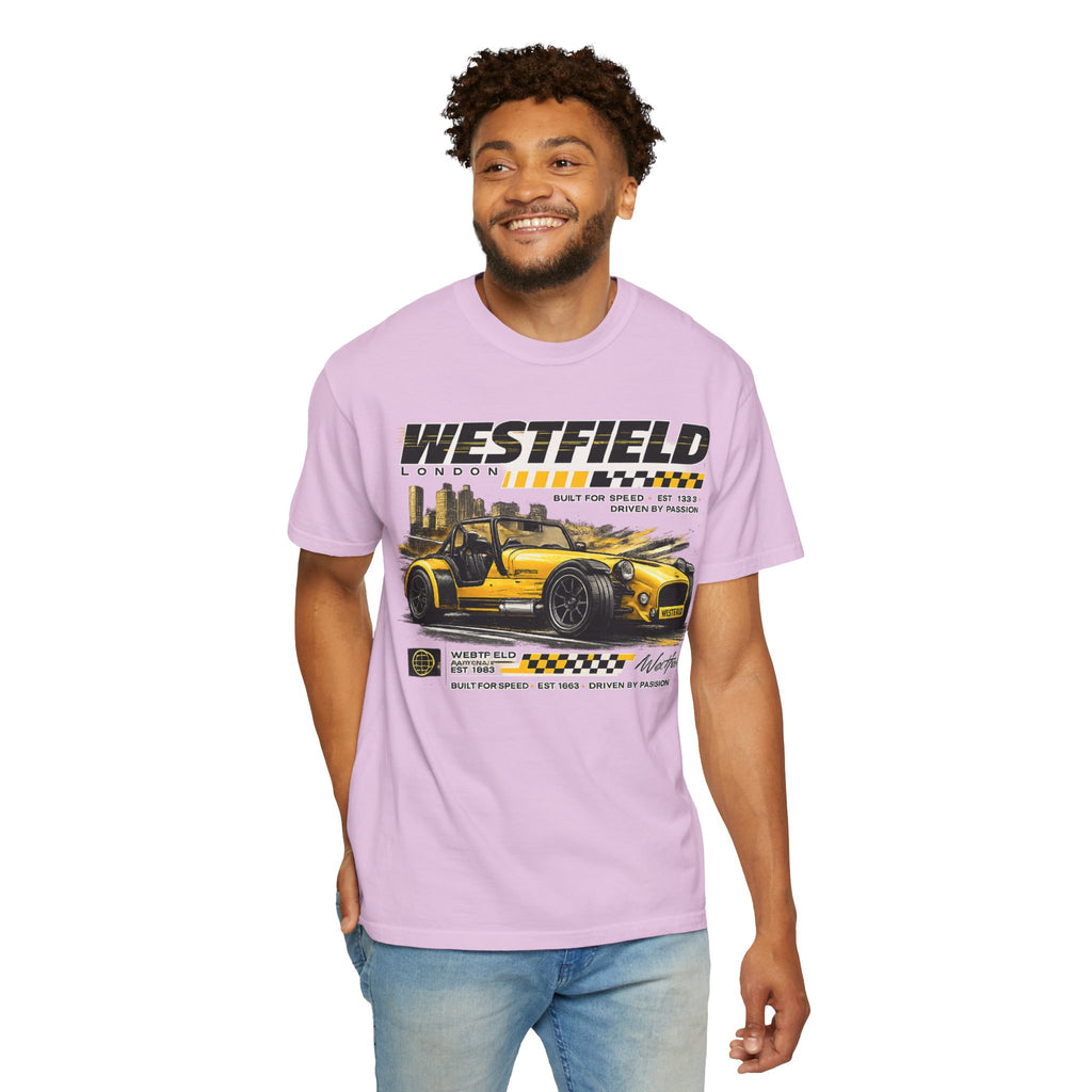 Westfield Sports Car Tee — Vintage Racing Graphic T-Shirt