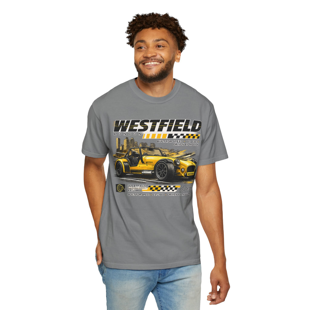 Westfield Sports Car Tee — Vintage Racing Graphic T-Shirt