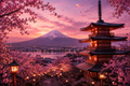 Sakura Twilight Pagoda