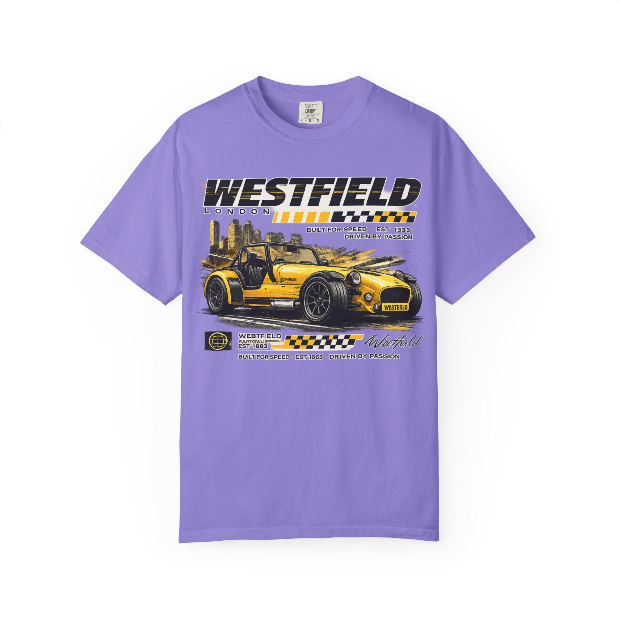 Westfield Sports Car Tee — Vintage Racing Graphic T-Shirt