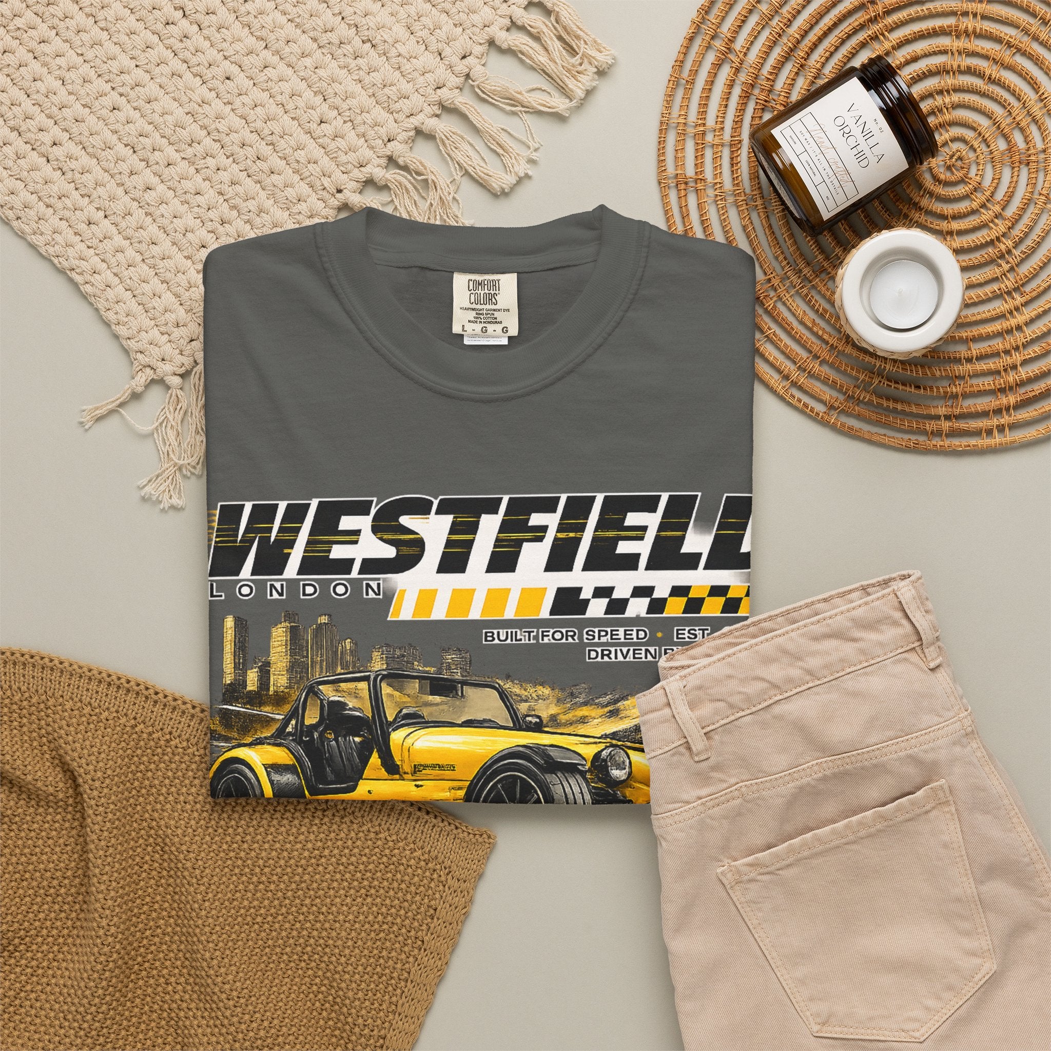 Westfield Sports Car Tee — Vintage Racing Graphic T-Shirt