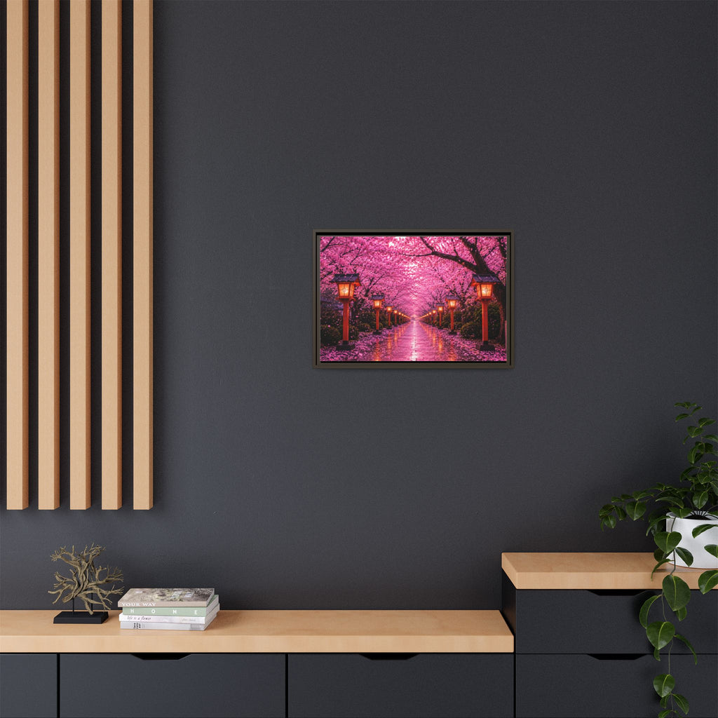 Sakura Lantern Path — Cherry Blossom Evening Collection