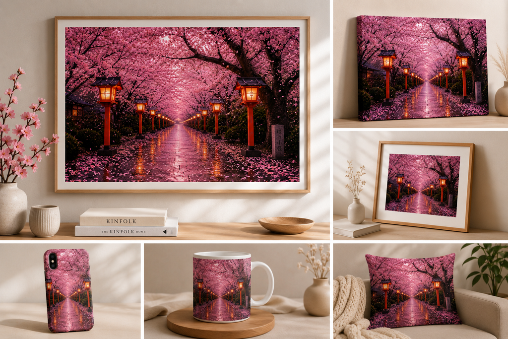 Sakura Lantern Path