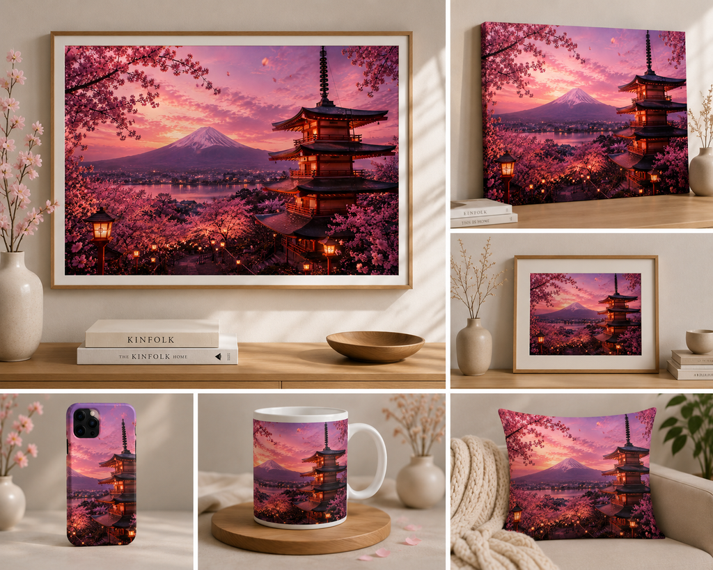Sakura Twilight Pagoda